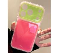 Coque de téléphone premium coréenne d'été Dopamine Jelly Color-Block Zuo Li compatible avec iPhone 17 Pro Max, Apple 16, 15 Pro, 16 PM, 17, pour femmes, simple, personnalisée, intégrale, anti-chute iP