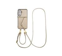 Coque de télephone Sera avec cordon et porte-cartes enveloppe pour Samsung Galaxy A57 (5G) - Champagne