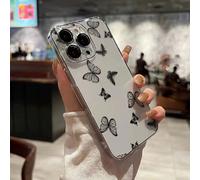 Coque de téléphone souple et résistante aux chocs, transparente et perforée avec motif papillon, compatible avec /Galaxy/Redmi, étanche et anti-rayures Galaxy A70,Galaxy S20,Galaxy S20 Ultra,IPhone X/
