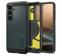 Spigen Spigen Coque Tough Armor MagSafe pour Samsung Galaxy S26 Plus Abyss Green Vert foncé