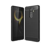 Coque De Téléphone TPU Lenovo K8 Note En Fibre De Carbone Texturée Noire