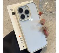 Coque De Téléphone Transparente Bonbon De Luxe,Étui De Protection Pare-Chocs En Acrylique Transparent Pour Iphone 17 16 15 14 13 12 11 Pro Max Plus.White.For Iphone 17