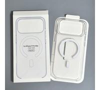 Coque de téléphone transparente originale pour Magsafe, pour iPhone 18 17 16 15 14 13 12 Pro Max Mini, chargement sans fil avec bouton de caméra tactile Clear