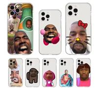 Coque de téléphone transparente pour iPhone, Chanteur drôle, Coque souple antichoc, Kanye West Ye, 16 15 14 13 12 11 Pro Max Mini X XS Poly SE 7 8 Plus -3