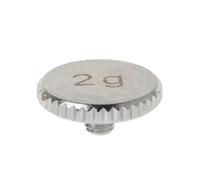 Coque de tête 4g 2g,plateau tournant en métal,pièces d'instruments électriques pour SL1200 SL1210 MK 2 3 5 M5G Stylus DJ 634A - Type Silver 2g