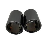 Coque De Tuyau D'Echappement Couvercle De Décoration De Silencieux De Garniture Arrière De Voiture, Pour BMW Pour Série 5 F10 F11 F18 E60 E61 E39 528i(Black)