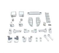 Coque de Voiture en métal, pièces décoratives compatibles avec MeiJiaXin H12Y H12Y + RC, Mise à Niveau des rétroviseurs, poignées de Porte, serrures de Capot(Silver)