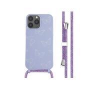 Coque pour iPhone 13 Pro Max en silicone Papillon