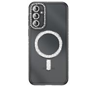 Coque Diamant pour Galaxy S26 Plus, Anneau Magnétique et Contouré/