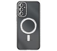 Coque Diamant pour Galaxy S26 Plus, Anneau Magnétique et Contouré/