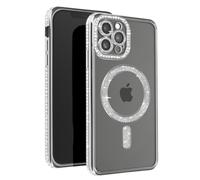 Avizar Coque Diamant pour iPhone 13 Pro Max Protection Contour Strass