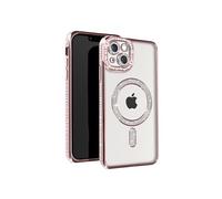Avizar Coque Diamant pour iPhone 13 Protection Contour Strass