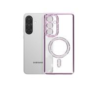 Avizar Coque Diamant pour Samsung Galaxy A36 Contour Strass Violet