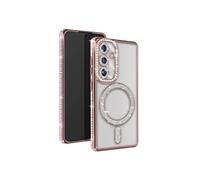 Avizar Coque Diamant pour Samsung Galaxy S24 Plus Contour Strass