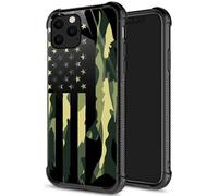 Coque DJSOK compatible avec iPhone 12 Pro, motif camouflage classique vert, tui pour iPhone 12, coque pour homme, gar on, fille, coque robuste e