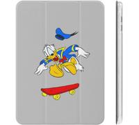 Coque Donald Duck Pour Ipad 2020 (10.2in) Avec Porte-Stylo, Résistante Aux Chocs, Réglage Automatique De L'angle De Veille/Réveil, Coque De Protection Transparente Avec Personnage