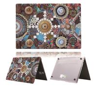 Coque d'ordinateur portable à loquet en marbre, étui pour Huawei Honor MagicBook - For Honor Magicbook 14 - GEM Multi Color Ston