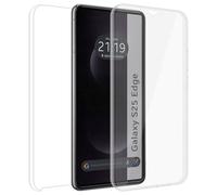 Coque double transparente PC + TPU Full Body 360 pour Samsung Galaxy S25 Edge 5G