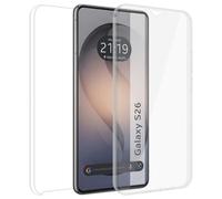 Coque double transparente PC + TPU Full Body 360 pour Samsung Galaxy S26 5G