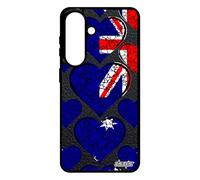 Coque Drapeau Australie Australien S26+ Plus Silicone alu Case Foot Basket I Love Rugby Coeur Football jo SM-S947E de pour Samsung Galaxy