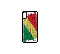 Coque drapeau congo brazzaville congolais pour iPhone XS silicone football