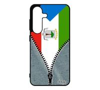 Coque Drapeau Guinee Equatoriale Guineen S25 Silicone Foot Coupe Du Monde Basket Can Made In France Pour Samsung Galaxy