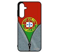Coque Drapeau Portugal Portugais Pour Samsung A16 4g 5g Silicone Original Foot Football Mobile Jeans De Protection Basket Jo Pour Galaxy