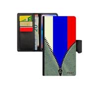 Coque drapeau russie russe rabat iPhone 8 simili cuir portefeuille case coupe du monde leather jo housse jeans