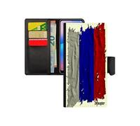 Coque drapeau russie russe Samsung Galaxy A50 simili cuir rabat portefeuille football foot jo telephone coupe du monde de protection