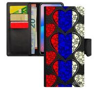 Coque Drapeau Russie Russe Samsung Galaxy S24+ Plus Cuir Portefeuille Porte Cartes Telephone Smartphone Euro Sm-S926b/Ds Noir Etui