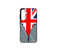 Coque drapeau union jack angleterre anglais pour Samsung S25 silicone Euro gel united kingdom coupe du monde jo pas cher foot pour galaxy