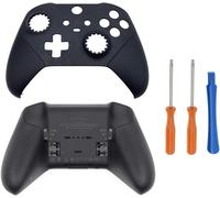 Coque Du Boîtier De Remplacement Pour Xbox Manette Sans Fil Elite Series 2, Coquille Avant + Coque De Inférieure Accessoires, Noir, Avec Outils De Tournevis