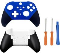 Coque Du Boîtier De Remplacement Pour Xbox Manette Sans Fil Elite Series 2 - Core, Coquille Avant + Coque De Inférieure Accessoires, Bleu, Avec Outils De Tournevis