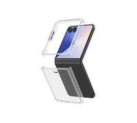 Coque Duo pour Galaxy Z Flip 7 Pailletée Recyclée Antichoc Force Case Transparent