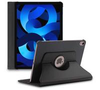 Housse pour iPad 10.9 (2022) Support Rotatif 360 PU Cuir, Noir