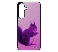 Coque Ecureuil Pour Samsung Galaxy S24 Fe Silicone Tpu Animaux Design Telephone 4g Rose Jolie Foret Portable Housse Texture Animal Mignon