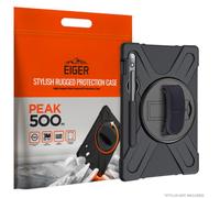 Coque Eiger Galaxy Tab-S7 / Galaxy Tab-S8 Coloris Noir Poignée Et Sangle