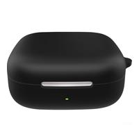 Coque élégante en silicone résistante aux chocs compatible avec Huawei FreeArc avec mousqueton intégré pour plus de commodité (noir)