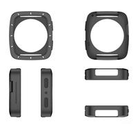 Coque en alliage d'aluminium pour Amazfit Active 2 - Coque fine antichoc anti-rayures Protection complète (Noir)