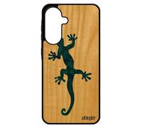 Coque En Bois Pour A56 5g Silicone Salamandre Graphique Bleu Lezard Animal Housse Portable Bumper Dessin 4g De Pour Samsung Galaxy