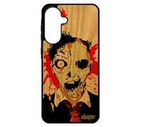 Coque En Bois Pour Galaxy A56 5g Silicone Zombie Halloween Apocalypse Horreur 4g Etui Orange Gore Eclaboussure Tache De Sang Noir Pour Samsung