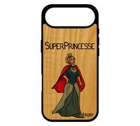 Coque En Bois Pour Iphone 17 Air Silicone Super Princesse Bande Dessinée Drole Humour Etui Texte Telephone Femme Comics Rouge