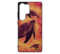 Coque En Bois S25 Ultra Silicone Tortue Portable Animal Bumper Mandala Animaux Texture Ocean Sm-S938e Tpu Rose De Mer Pour Samsung Galaxy