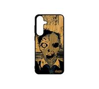Coque en bois silicone mort vivant S25+ Plus ville zombie horreur squelette smartphone bumper telephone SM-S936E etui pour Samsung galaxy