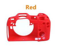 Coque en caoutchouc et silicone pour appareil photo IL EOS R8,Top Bergame,Body Cover,Protector Frame Skin - Type RED2