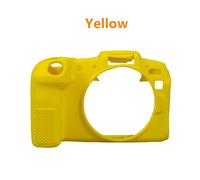 Coque en caoutchouc et silicone pour appareil photo IL EOS R8,Top Bergame,Body Cover,Protector Frame Skin - Type YELLOW