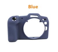 Coque en caoutchouc et silicone pour appareil photo IL EOS R8,Top Bergame,Body Cover,Protector Frame Skin - Type Blue