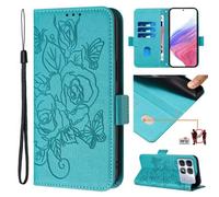 Coque En Cuir Anti-Vol Rfid Pour Redmi K70 Ultra 5g, Bleu Clair
