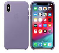 Coque En Cuir Apple iPhone XS Authentique / Officielle - Violet Lilas - Neuf