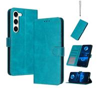 Coque en Cuir Compatible avec Samsung Galaxy S23,Compatible avec Samsung SM-S911B/DS Galaxy S23 / SM-S911E/DS M-S911U1 SM-S911W SM-S911N SM-S9110 Étui pour téléphone à clapet Coque Green